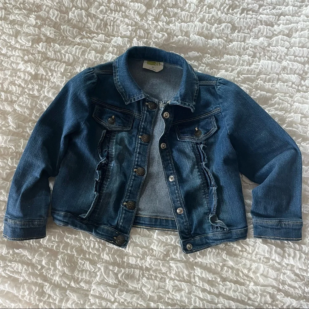 Girls size 3T Jean jacket Crazy 8